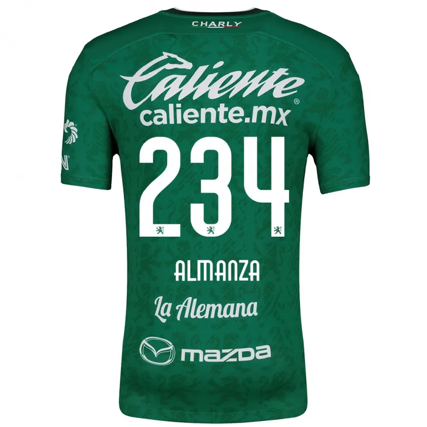 Danxen Herren Román Almanza #234 Grün Weiß Heimtrikot Trikot 2024/25 T-Shirt Österreich