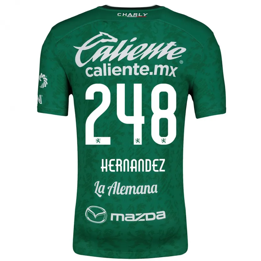 Danxen Herren Fernando Hernández #248 Grün Weiß Heimtrikot Trikot 2024/25 T-Shirt Österreich
