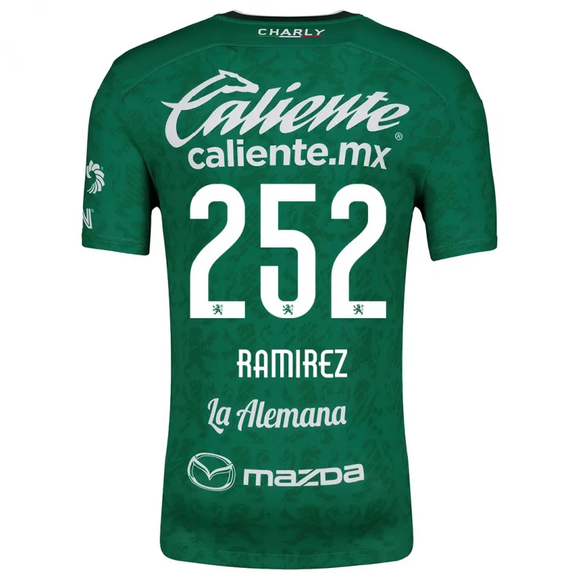 Danxen Herren Luis Ramírez #252 Grün Weiß Heimtrikot Trikot 2024/25 T-Shirt Österreich