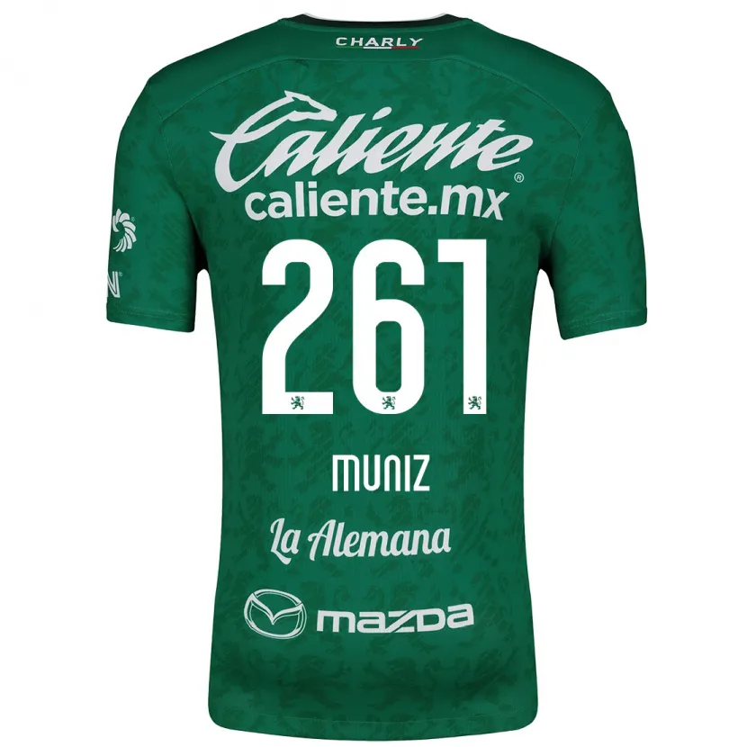Danxen Herren César Muñiz #261 Grün Weiß Heimtrikot Trikot 2024/25 T-Shirt Österreich