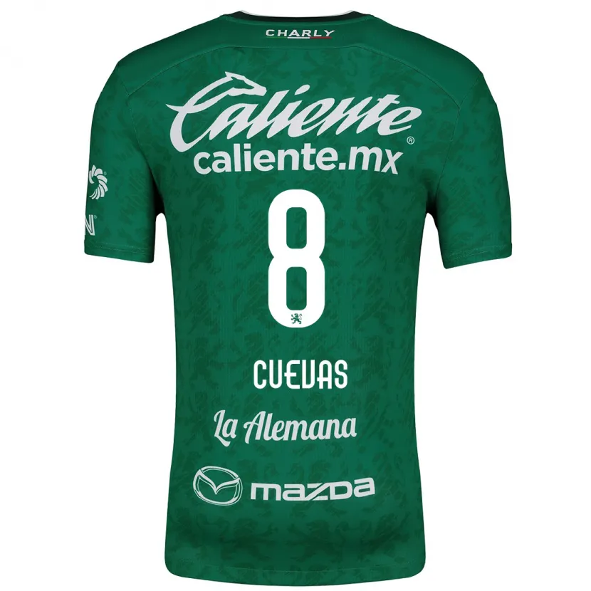 Danxen Herren Lucero Cuevas #8 Grün Weiß Heimtrikot Trikot 2024/25 T-Shirt Österreich