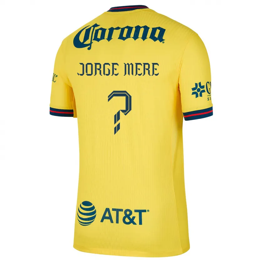 Danxen Herren Jorge Meré #0 Gelb Blau Heimtrikot Trikot 2024/25 T-Shirt Österreich