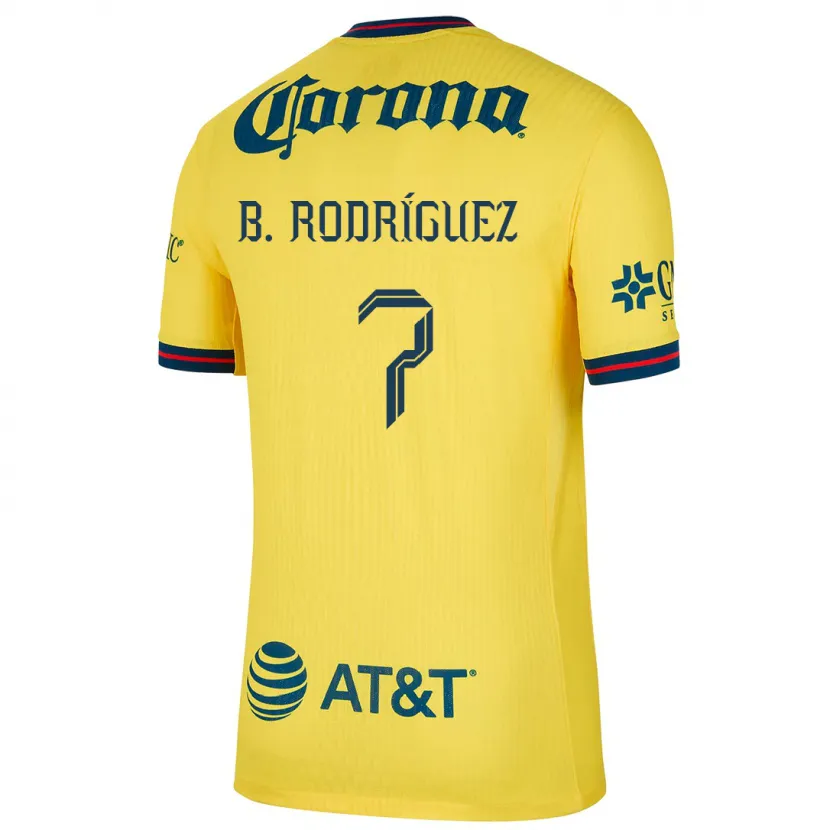 Danxen Herren Brian Rodríguez #7 Gelb Blau Heimtrikot Trikot 2024/25 T-Shirt Österreich