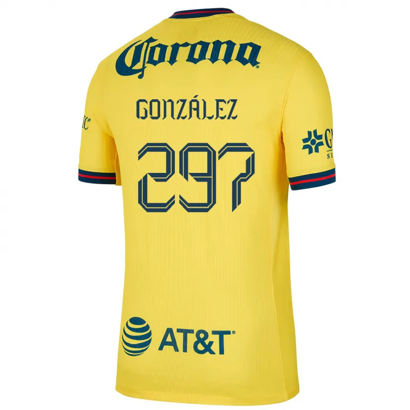 Danxen Herren Océlotl González #297 Gelb Blau Heimtrikot Trikot 2024/25 T-Shirt Österreich