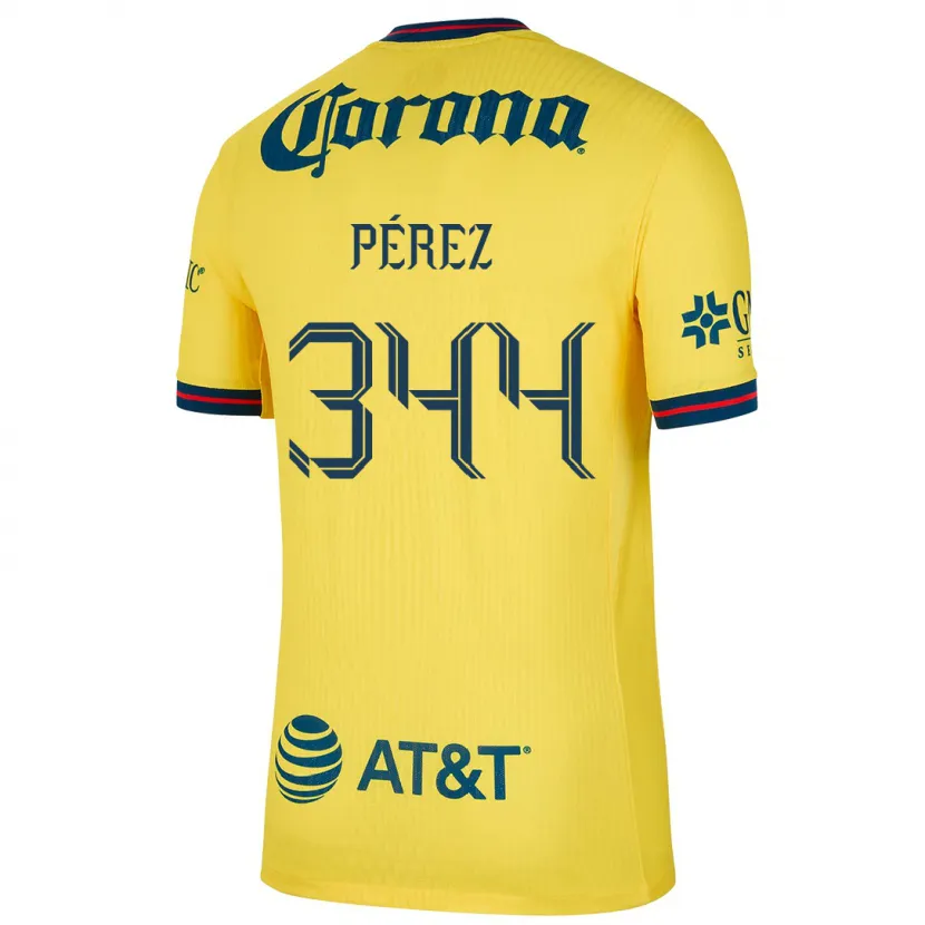Danxen Herren Froylan Pérez #344 Gelb Blau Heimtrikot Trikot 2024/25 T-Shirt Österreich