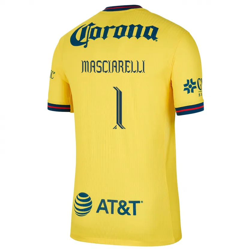 Danxen Herren Renata Masciarelli #1 Gelb Blau Heimtrikot Trikot 2024/25 T-Shirt Österreich