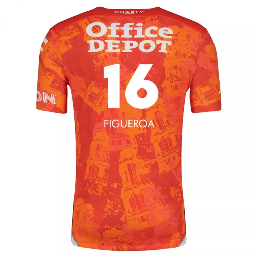 Danxen Herren Antonio Figueroa #16 Orange Weiß Auswärtstrikot Trikot 2024/25 T-Shirt Österreich