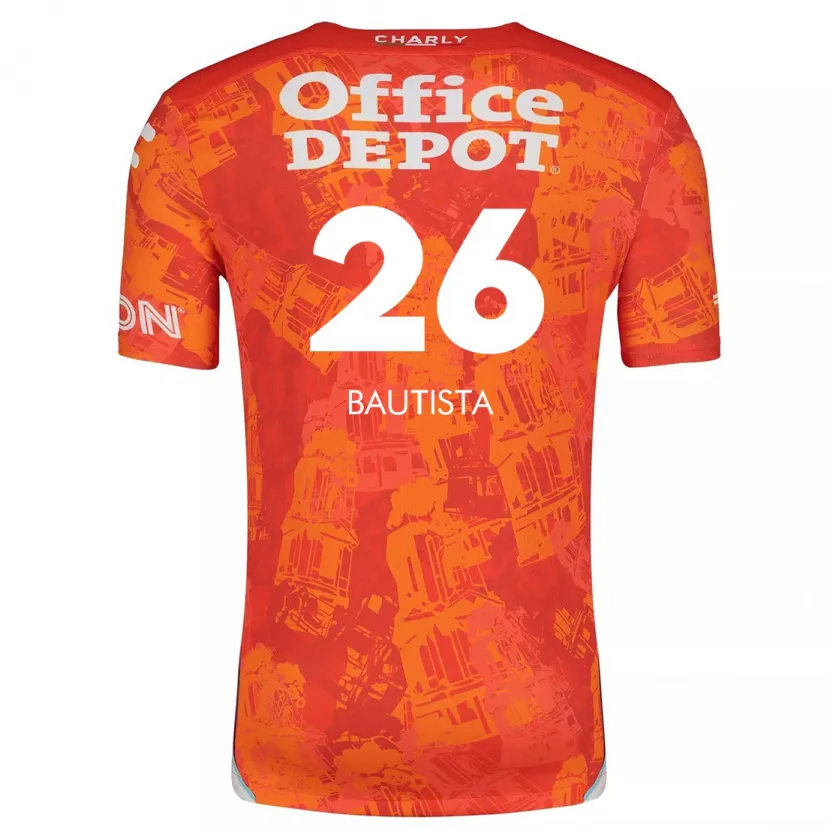 Danxen Herren Alán Bautista #26 Orange Weiß Auswärtstrikot Trikot 2024/25 T-Shirt Österreich