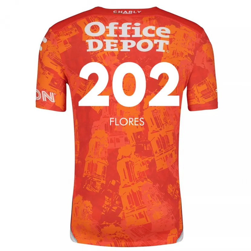 Danxen Herren Luis Flores #202 Orange Weiß Auswärtstrikot Trikot 2024/25 T-Shirt Österreich
