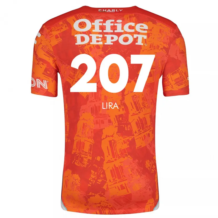 Danxen Herren Almir Lira #207 Orange Weiß Auswärtstrikot Trikot 2024/25 T-Shirt Österreich