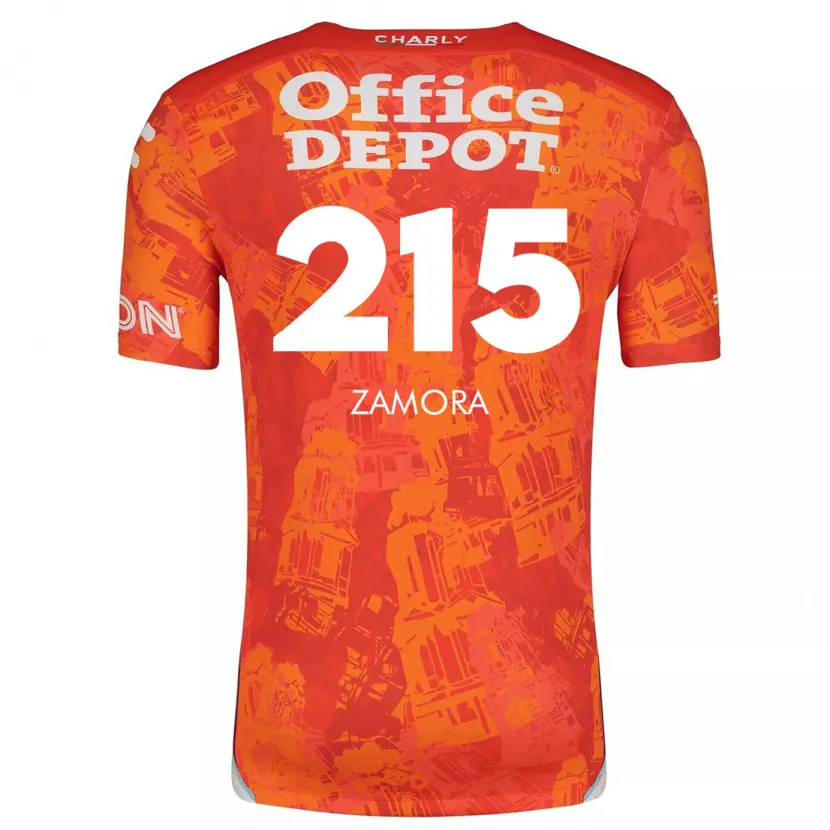 Danxen Herren Yahir Zamora #215 Orange Weiß Auswärtstrikot Trikot 2024/25 T-Shirt Österreich