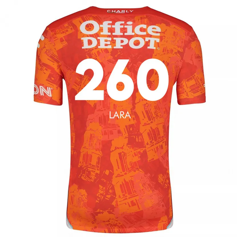 Danxen Herren Jesús Lara #260 Orange Weiß Auswärtstrikot Trikot 2024/25 T-Shirt Österreich
