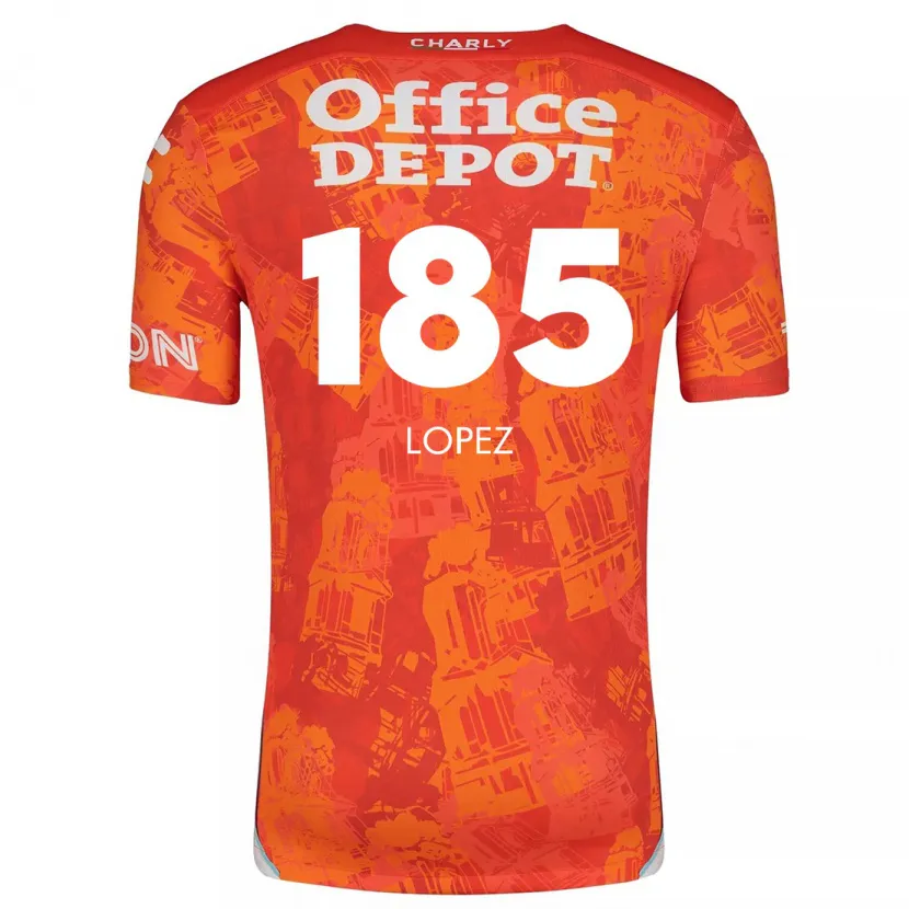 Danxen Herren René López #185 Orange Weiß Auswärtstrikot Trikot 2024/25 T-Shirt Österreich