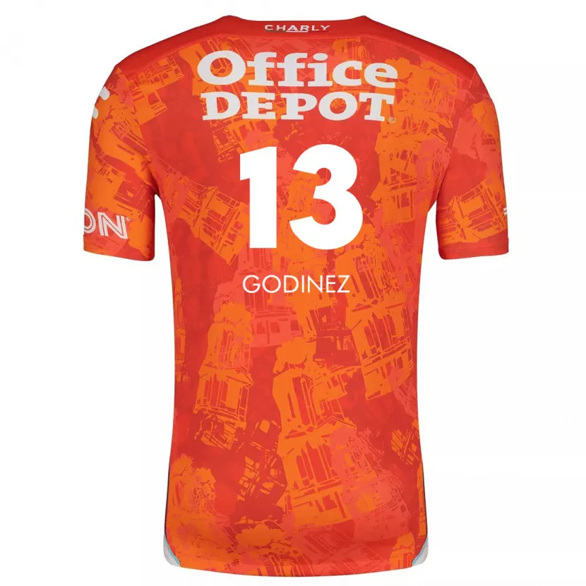 Danxen Herren Alexandra Godínez #13 Orange Weiß Auswärtstrikot Trikot 2024/25 T-Shirt Österreich