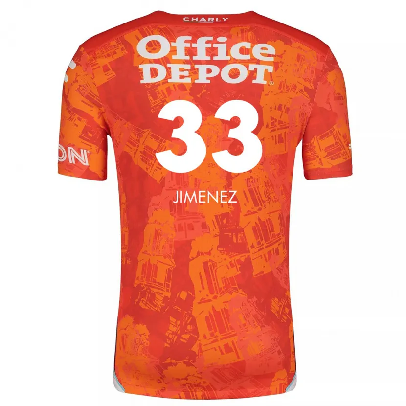 Danxen Herren Stefani Jiménez #33 Orange Weiß Auswärtstrikot Trikot 2024/25 T-Shirt Österreich