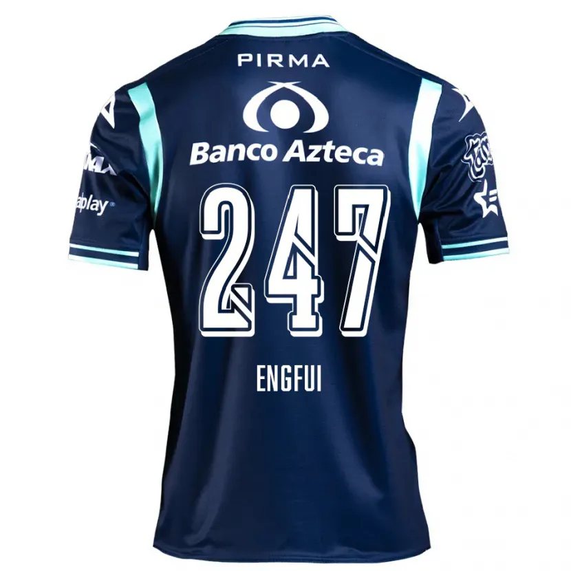 Danxen Herren Emilio Engfui #247 Navy Blau Auswärtstrikot Trikot 2024/25 T-Shirt Österreich