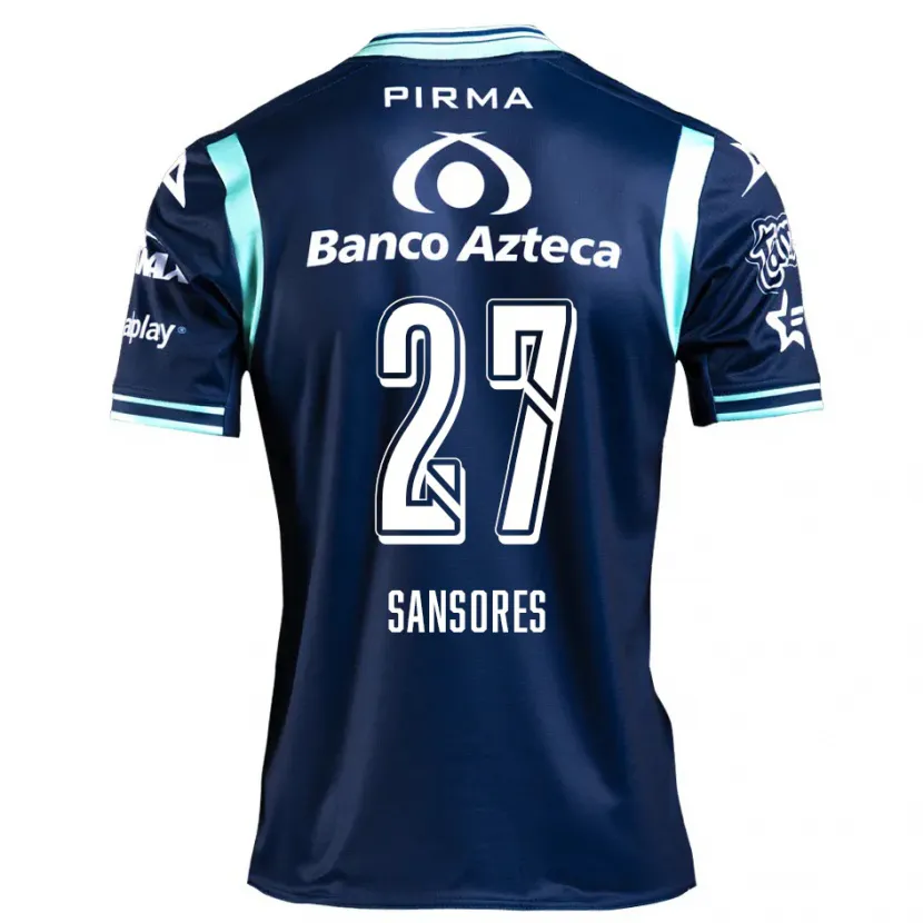 Danxen Herren Miguel Sansores #27 Navy Blau Auswärtstrikot Trikot 2024/25 T-Shirt Österreich