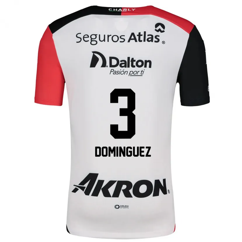 Danxen Herren Idekel Domínguez #3 Weiß Rot Schwarz Auswärtstrikot Trikot 2024/25 T-Shirt Österreich
