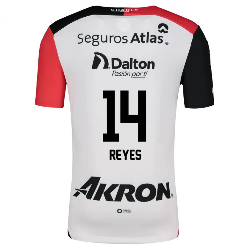 Danxen Herren Luis Reyes #14 Weiß Rot Schwarz Auswärtstrikot Trikot 2024/25 T-Shirt Österreich