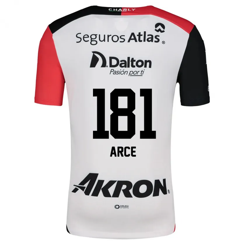 Danxen Herren Edson Arce #181 Weiß Rot Schwarz Auswärtstrikot Trikot 2024/25 T-Shirt Österreich