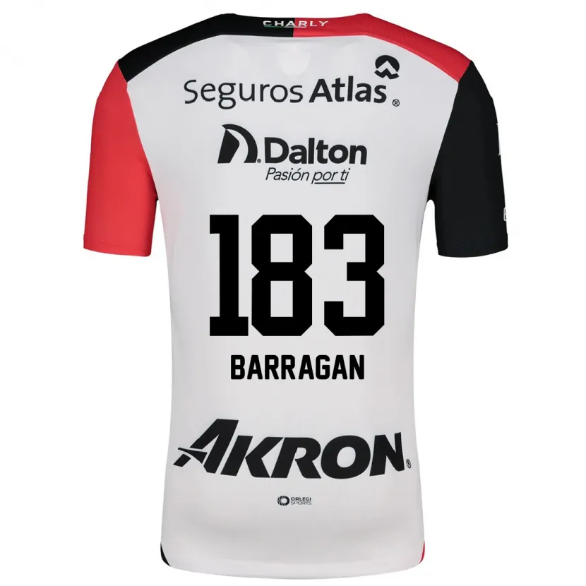 Danxen Herren Roberto Barragán #183 Weiß Rot Schwarz Auswärtstrikot Trikot 2024/25 T-Shirt Österreich