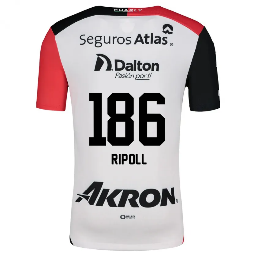 Danxen Herren Alonso Ripoll #186 Weiß Rot Schwarz Auswärtstrikot Trikot 2024/25 T-Shirt Österreich