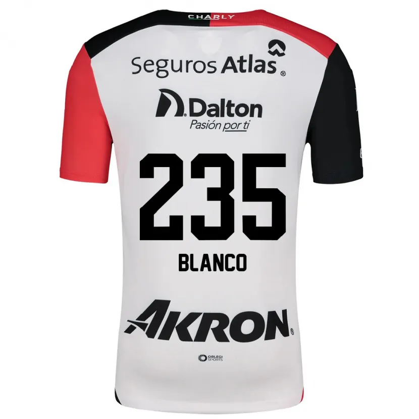 Danxen Herren Luis Blanco #235 Weiß Rot Schwarz Auswärtstrikot Trikot 2024/25 T-Shirt Österreich