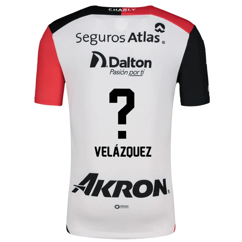 Danxen Herren José Velázquez #0 Weiß Rot Schwarz Auswärtstrikot Trikot 2024/25 T-Shirt Österreich