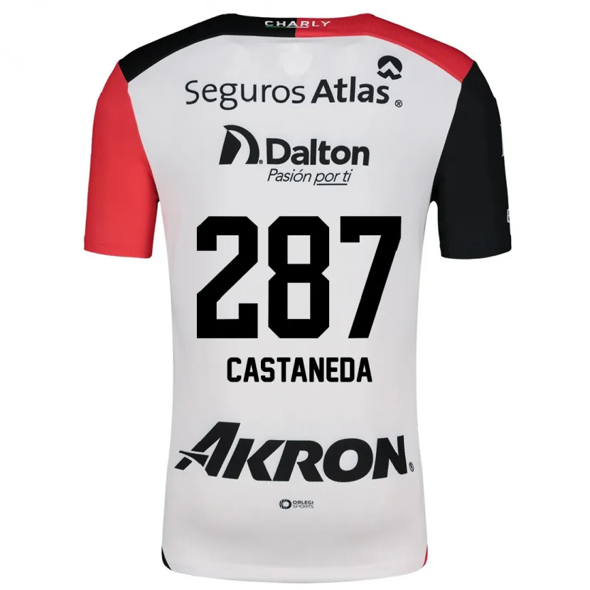 Danxen Herren Mariano Castañeda #287 Weiß Rot Schwarz Auswärtstrikot Trikot 2024/25 T-Shirt Österreich