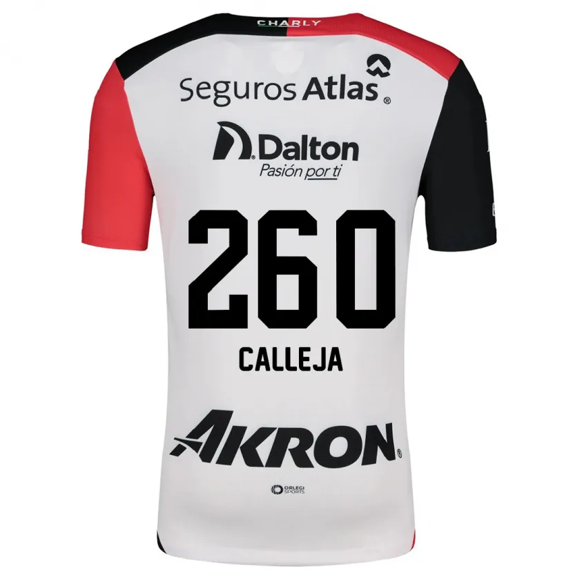 Danxen Herren Diego Calleja #260 Weiß Rot Schwarz Auswärtstrikot Trikot 2024/25 T-Shirt Österreich
