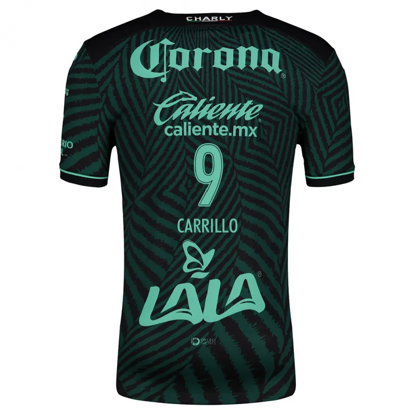 Danxen Herren Jordán Carrillo #9 Schwarz Grün Auswärtstrikot Trikot 2024/25 T-Shirt Österreich