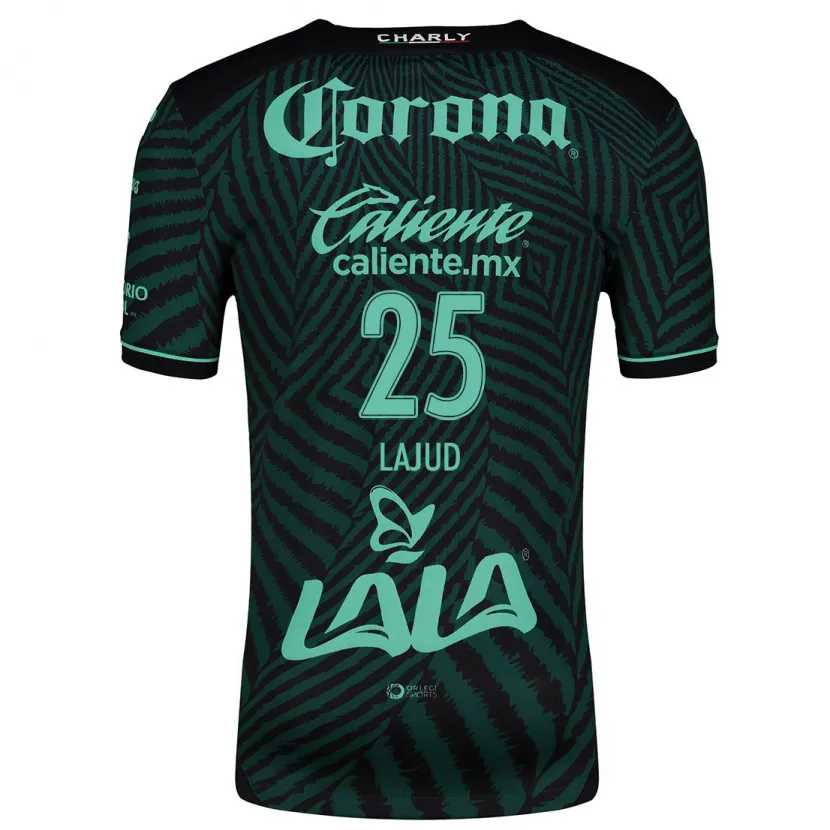 Danxen Herren Gibrán Lajud #25 Schwarz Grün Auswärtstrikot Trikot 2024/25 T-Shirt Österreich