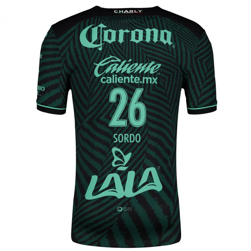 Danxen Herren Ramiro Sordo #26 Schwarz Grün Auswärtstrikot Trikot 2024/25 T-Shirt Österreich