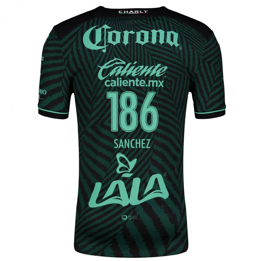 Danxen Herren David Sánchez #186 Schwarz Grün Auswärtstrikot Trikot 2024/25 T-Shirt Österreich
