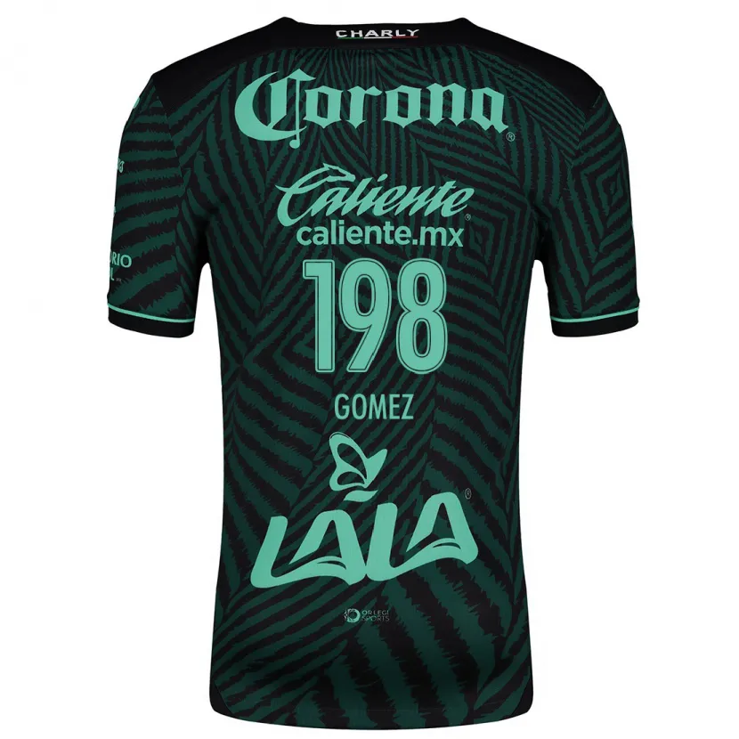 Danxen Herren Isaác Gómez #198 Schwarz Grün Auswärtstrikot Trikot 2024/25 T-Shirt Österreich