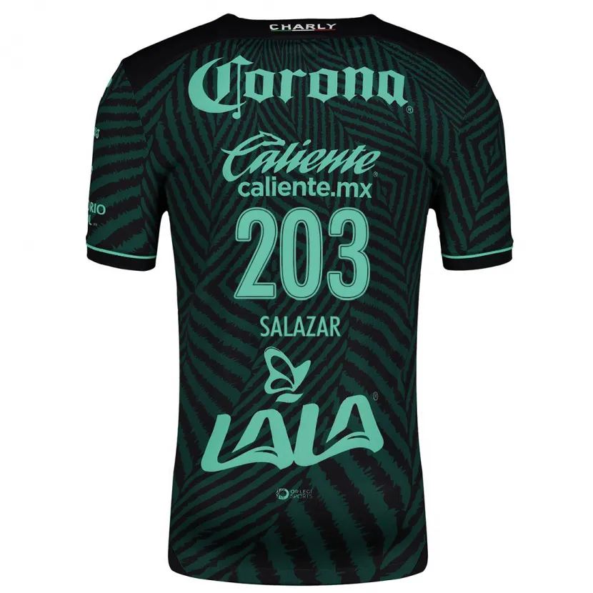 Danxen Herren Roberto Salazar #203 Schwarz Grün Auswärtstrikot Trikot 2024/25 T-Shirt Österreich