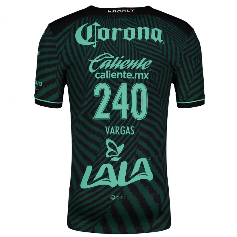 Danxen Herren Diego Vargas #240 Schwarz Grün Auswärtstrikot Trikot 2024/25 T-Shirt Österreich