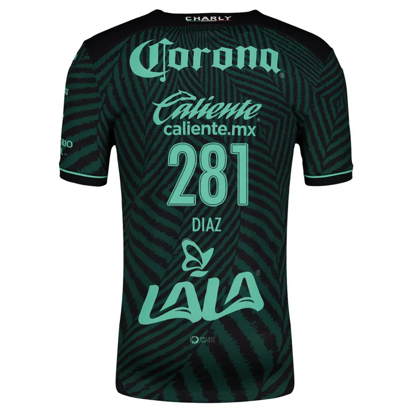 Danxen Herren Didier Díaz #281 Schwarz Grün Auswärtstrikot Trikot 2024/25 T-Shirt Österreich