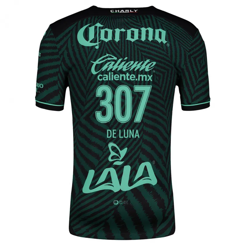 Danxen Herren Eduardo De Luna #307 Schwarz Grün Auswärtstrikot Trikot 2024/25 T-Shirt Österreich