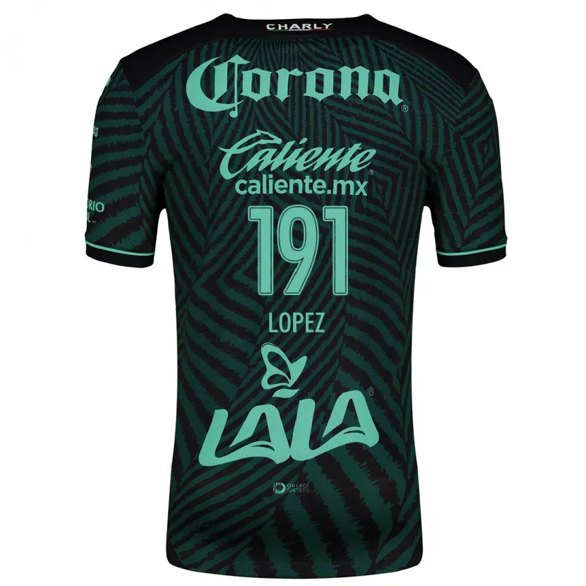 Danxen Herren Carlos López #191 Schwarz Grün Auswärtstrikot Trikot 2024/25 T-Shirt Österreich