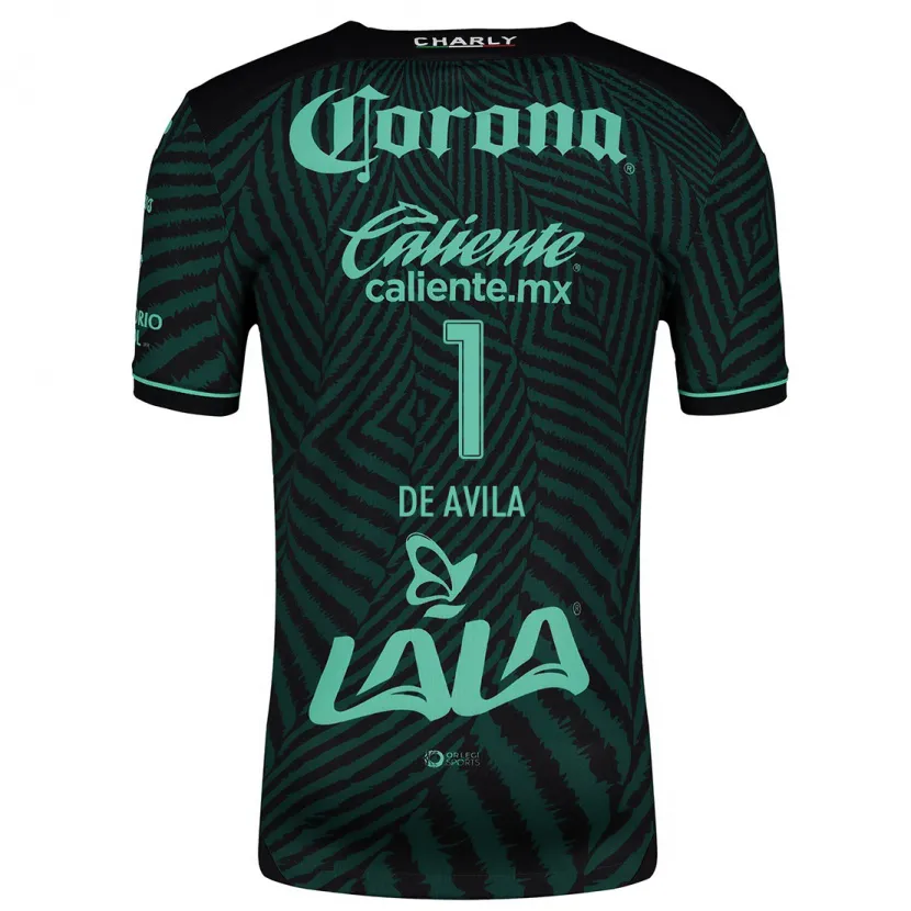 Danxen Herren Hannia De Ávila #1 Schwarz Grün Auswärtstrikot Trikot 2024/25 T-Shirt Österreich