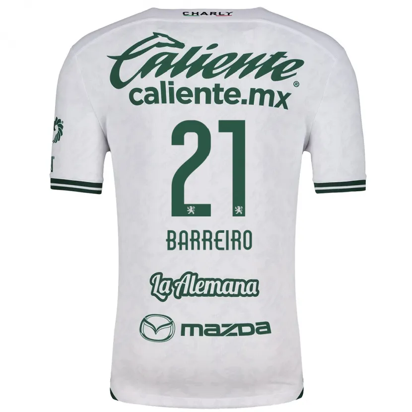 Danxen Herren Stiven Barreiro #21 Weiß Grün Auswärtstrikot Trikot 2024/25 T-Shirt Österreich
