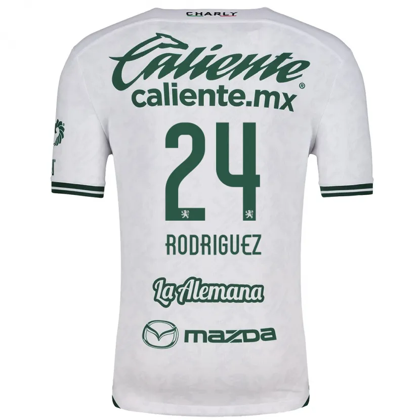 Danxen Herren Osvaldo Rodríguez #24 Weiß Grün Auswärtstrikot Trikot 2024/25 T-Shirt Österreich