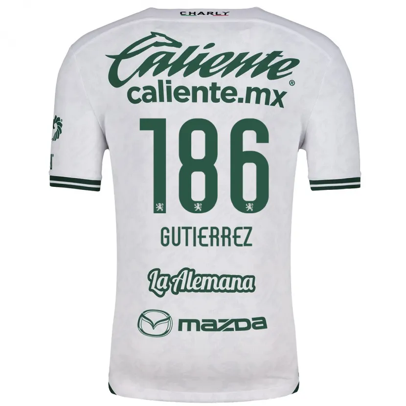 Danxen Herren Alan Gutiérrez #186 Weiß Grün Auswärtstrikot Trikot 2024/25 T-Shirt Österreich