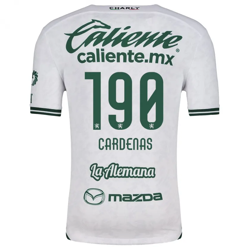 Danxen Herren Emilio Cárdenas #190 Weiß Grün Auswärtstrikot Trikot 2024/25 T-Shirt Österreich