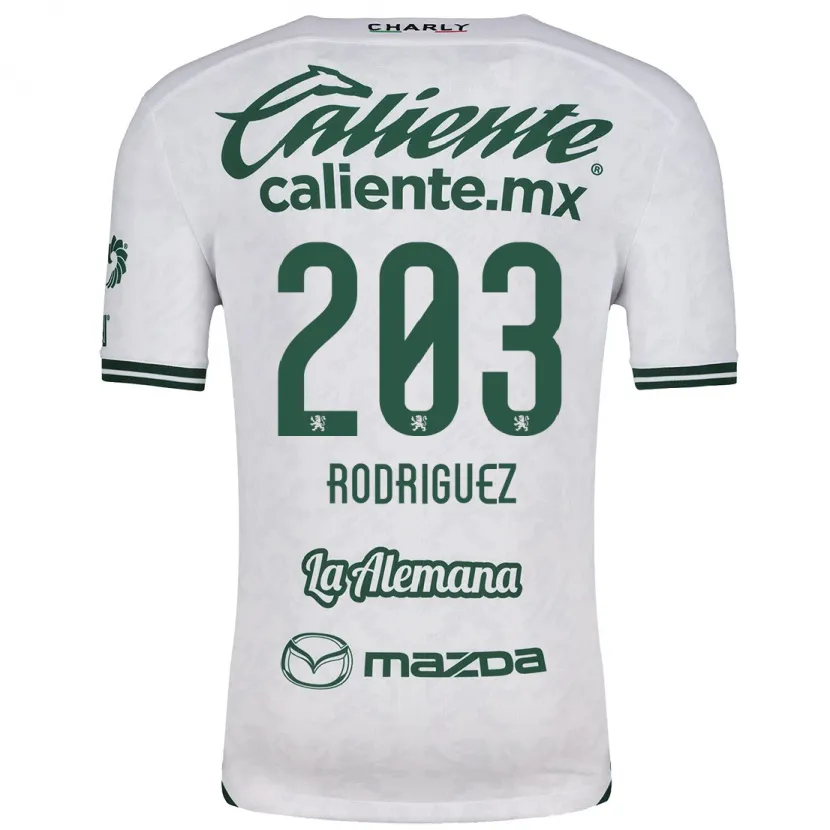 Danxen Herren César Rodríguez #203 Weiß Grün Auswärtstrikot Trikot 2024/25 T-Shirt Österreich
