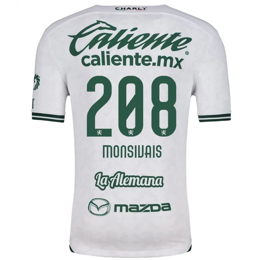 Danxen Herren Daniel Monsivaís #208 Weiß Grün Auswärtstrikot Trikot 2024/25 T-Shirt Österreich