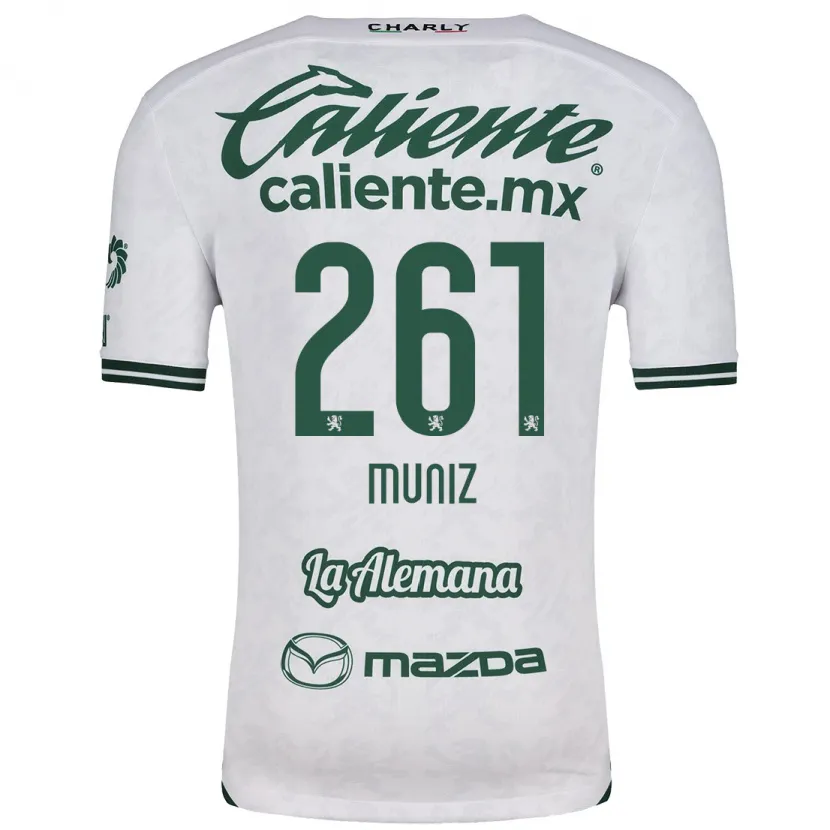 Danxen Herren César Muñiz #261 Weiß Grün Auswärtstrikot Trikot 2024/25 T-Shirt Österreich