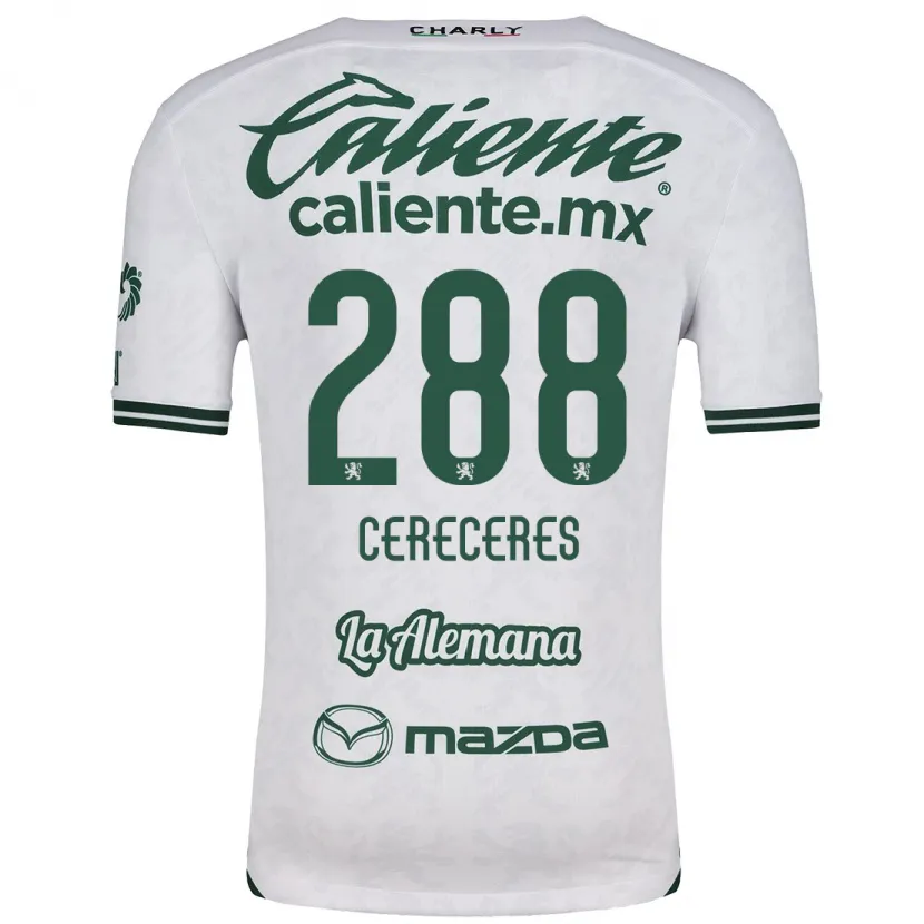 Danxen Herren Thomas Cereceres #288 Weiß Grün Auswärtstrikot Trikot 2024/25 T-Shirt Österreich