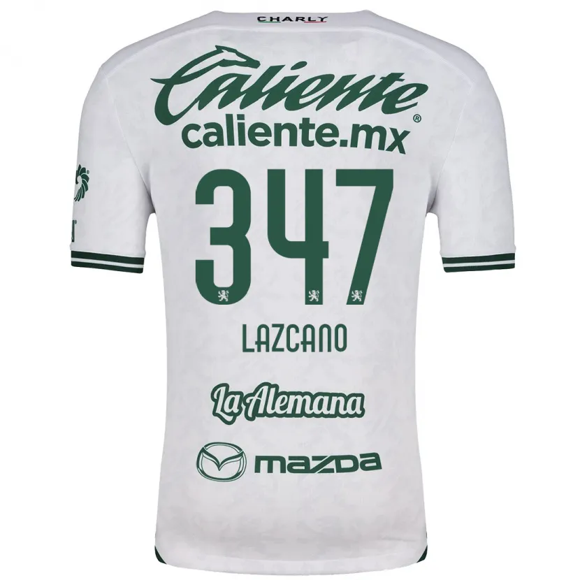 Danxen Herren Evan Lazcano #347 Weiß Grün Auswärtstrikot Trikot 2024/25 T-Shirt Österreich